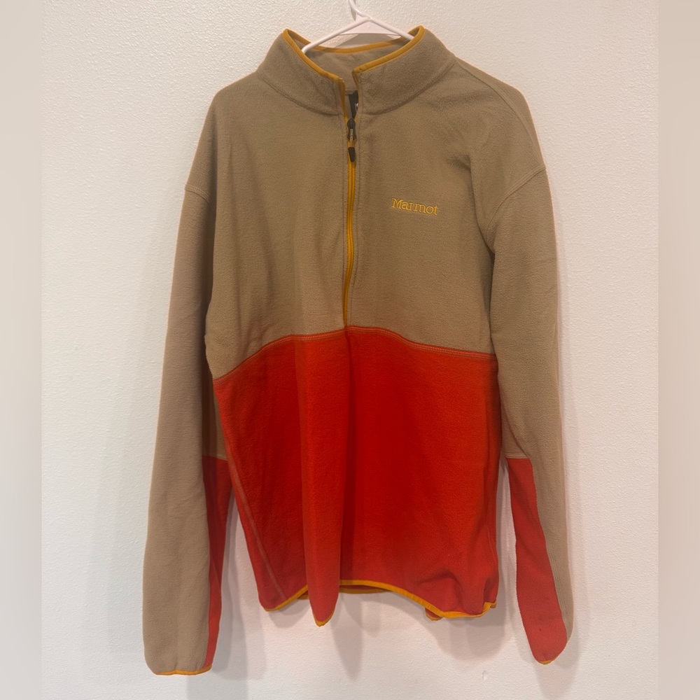 Marmot Tan Fleece Jacket XXL